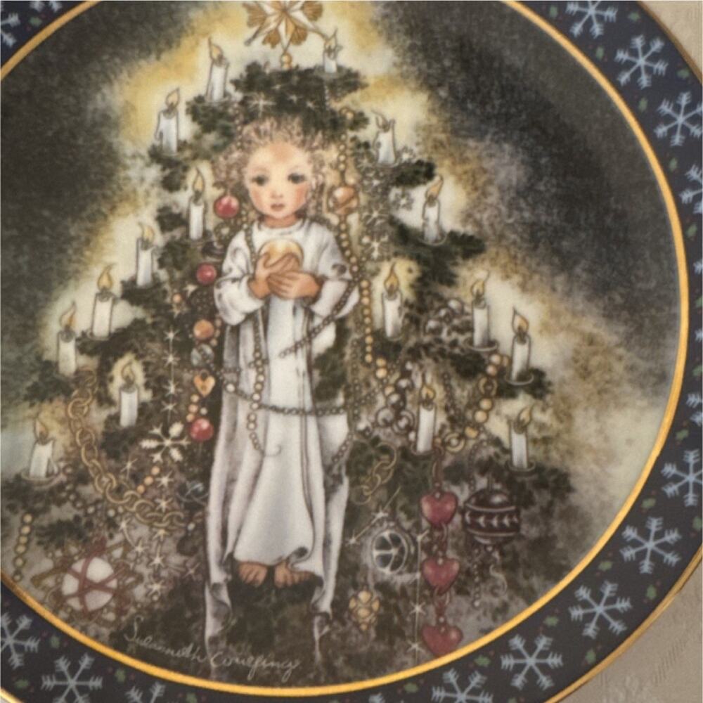 Königszelt Bayern Sulamith Wülfing Christkind Collector Plate Christmas